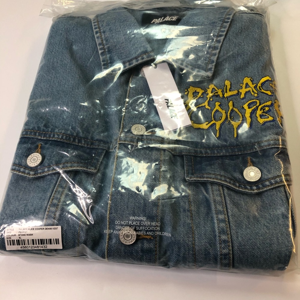 Palace X Alice Cooper XL High Quality Denim Vest - Picture 7 of 8